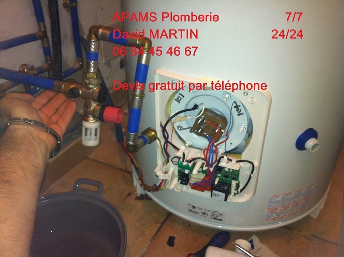apams plomberie Villeurbanne pose et installation de chauffe eau Villeurbanne